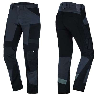 FHB Arbeitshose Leo Stretch Berufsbekleidung Wolf