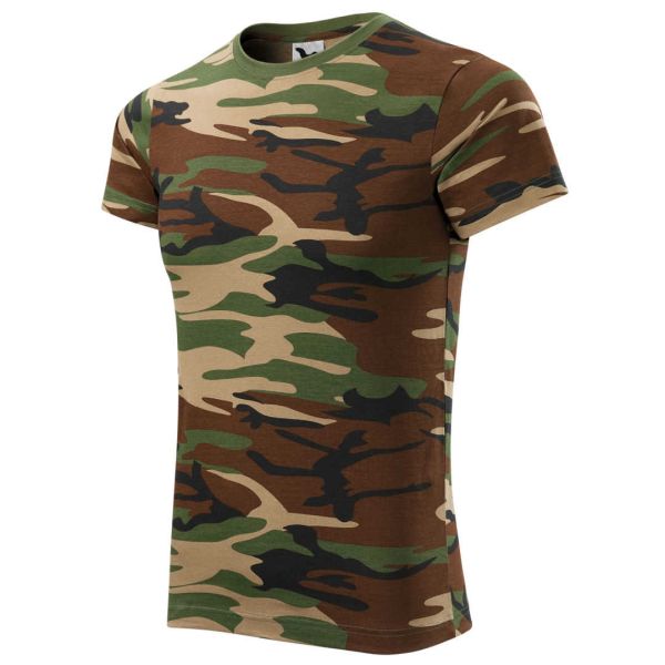 T-Shirt Herren Camouflage braun